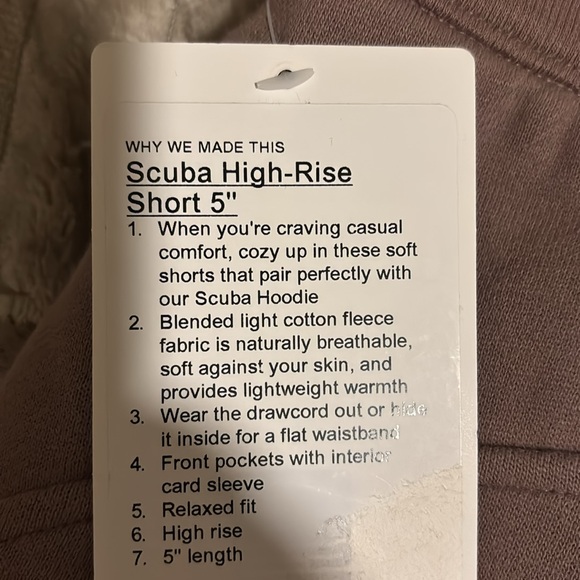 Lululemon Hi Rise Short 5” - Picture 4 of 5